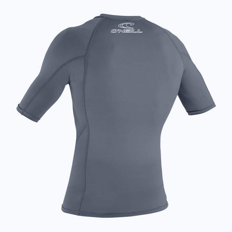 Pánske plavecké tričko O'Neill Basic Skins Rash Guard sivé 3341 2