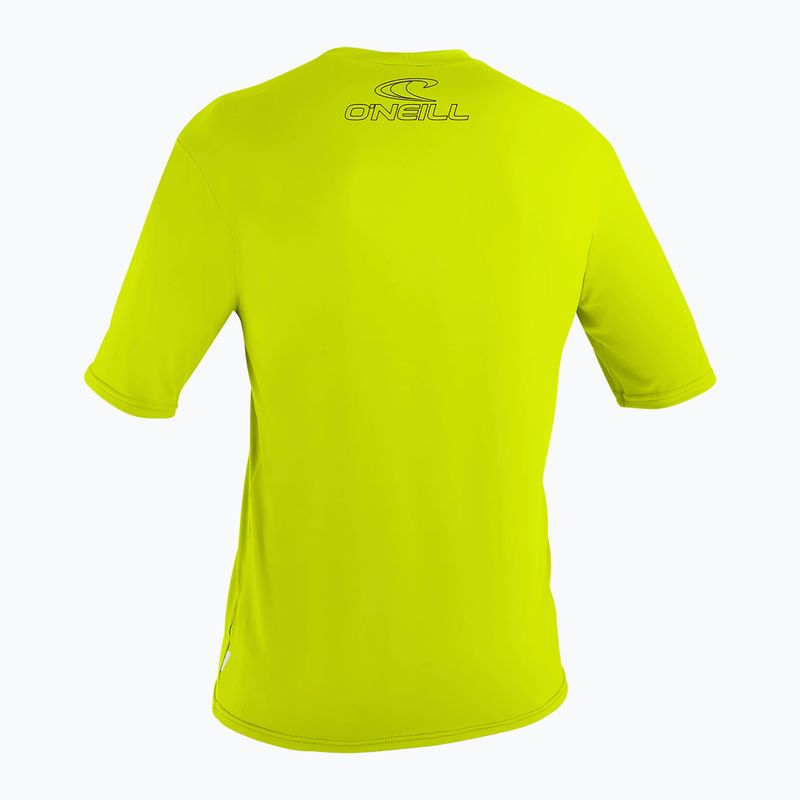 Detské plavecké tričko O'Neill Youth Basic Skins Sun Shirt limetkové 2