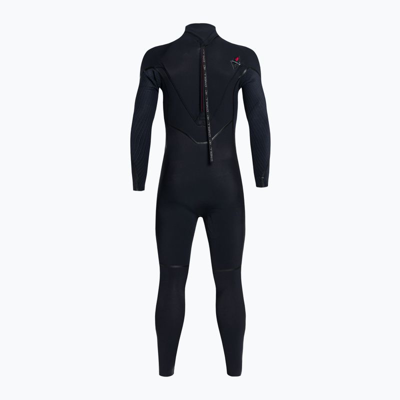 Pánska plavecká pena O'Neill Hyperfreak Fire 5/4+ Back Zip Full A Black 5549 3