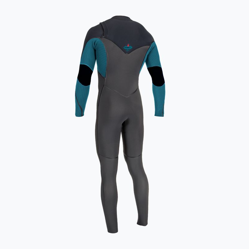 Detská plavecká pena O'Neill Hyperfreak Fire 5/4+ Chest Zip Full midnight/black/tidepool 2