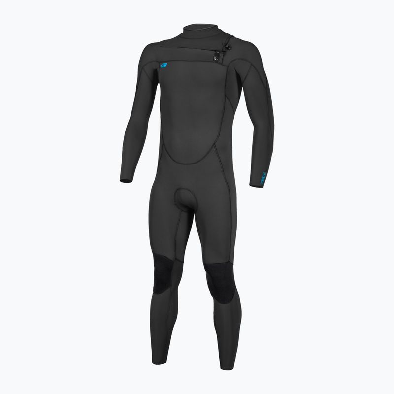 Detské plavecké peny O'Neill Youth Ninja 5/4 Chest Zip Full black/black/black