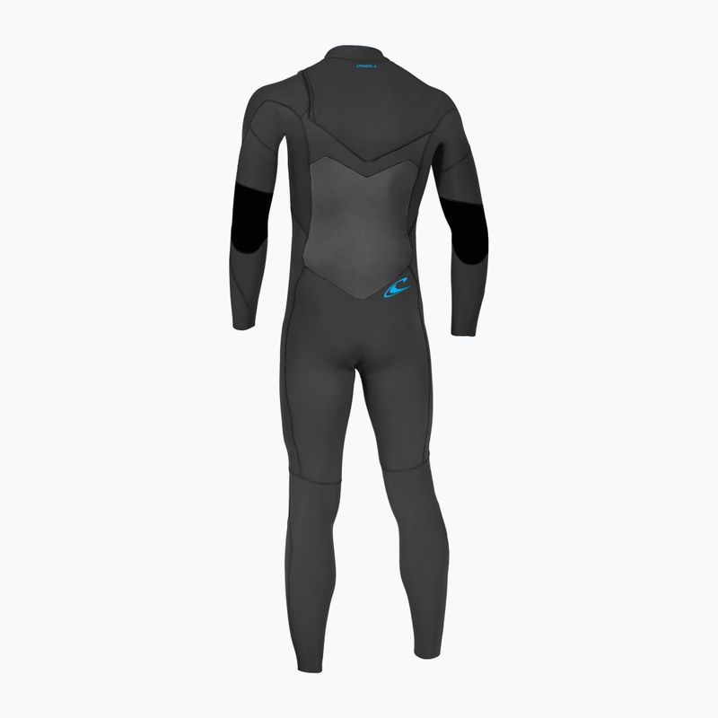 Detské plavecké peny O'Neill Youth Ninja 5/4 Chest Zip Full black/black/black 2