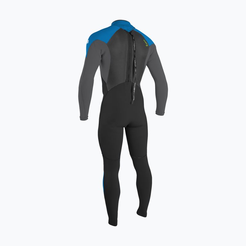 Detský plavecký neoprén O'Neill Epic 3/2 Back Zip Full black/graphite/bali blue/deep sea 2