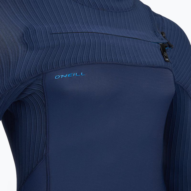 Pánske plavky O'Neill Hyperfreak 4/3+ Chest Zip L/S Swim Foam navy 4
