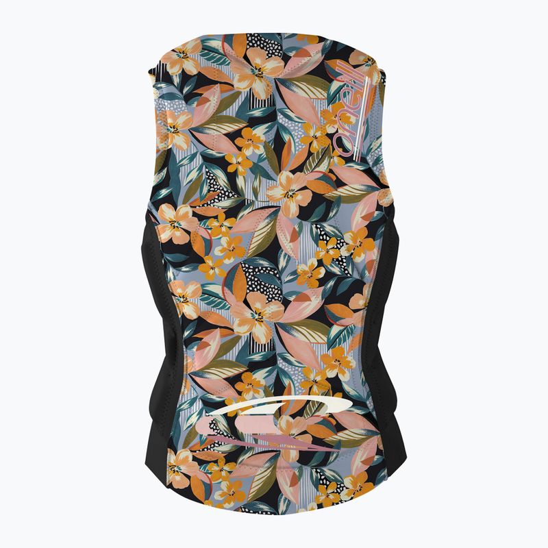 Detská bezpečnostná vesta O'Neill Girls Slasher Comp demi floral/black 2