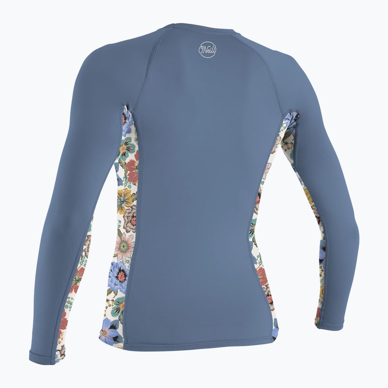 Dámske plavecké nohavice s dlhým rukávom O'Neill Side Print Rash Guard infinity/talitha 2