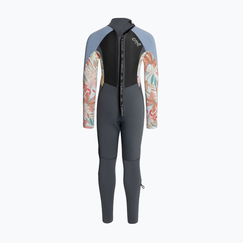 Detský neoprén O'Neill Girls Epic 5/4 Back Zip Full graphite/dahlia/infinity 3