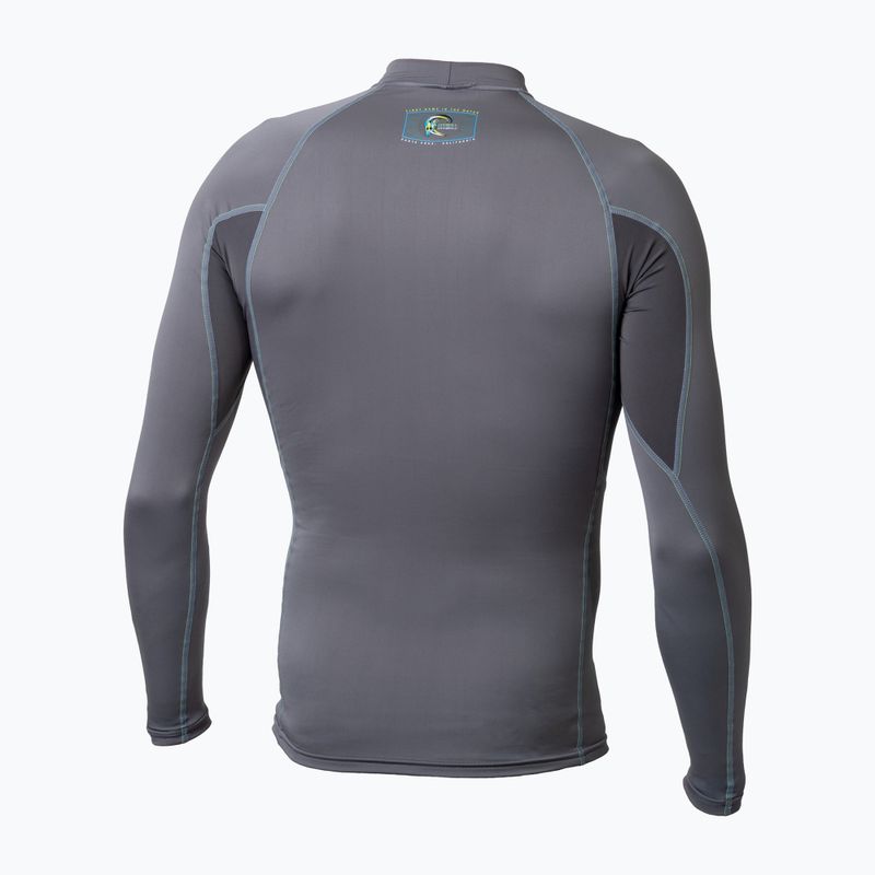 Pánske plavecké tričko longsleeve O'Neill Trvlr Graphic Skins Rash Guard smoke/graphite/smoke:multi(tri-glo) 2
