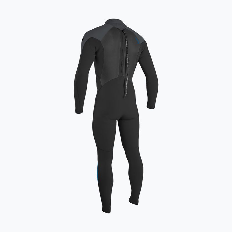 Pánska plavecká pena O'Neill Epic 5/4 mm Back Zip Full black/graphite/bali blue 2