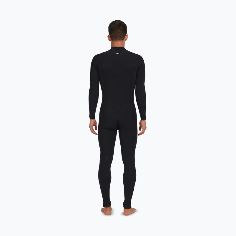 Pánsky plavecký neoprén O'Neill Epic 3/2 Chest Zip Full A05 black/black/black 4