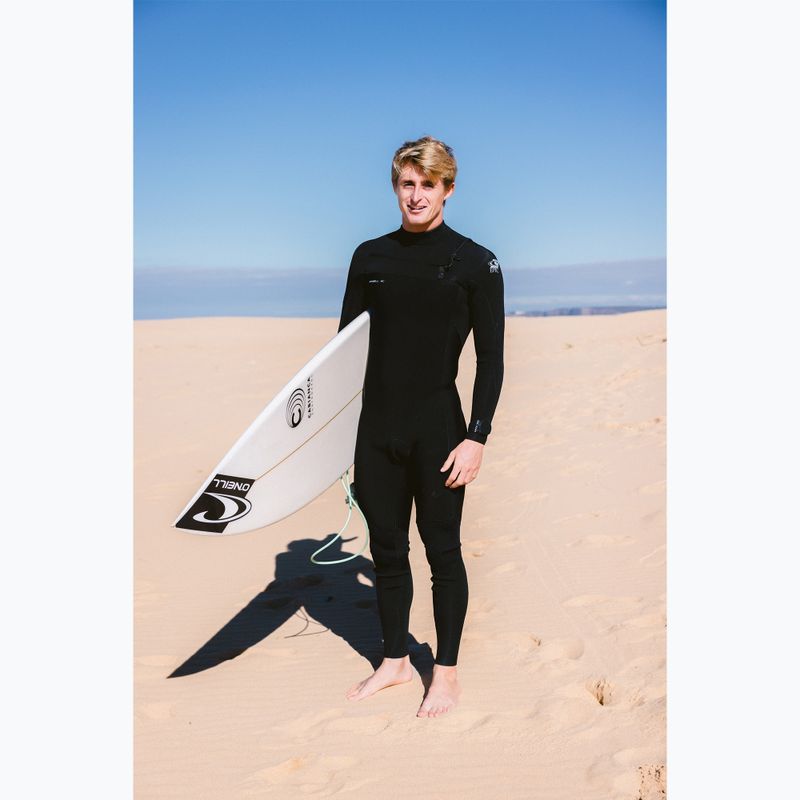 Pánsky plavecký neoprén O'Neill Epic 5/4 Chest Zip Full A05 black/black/black 6