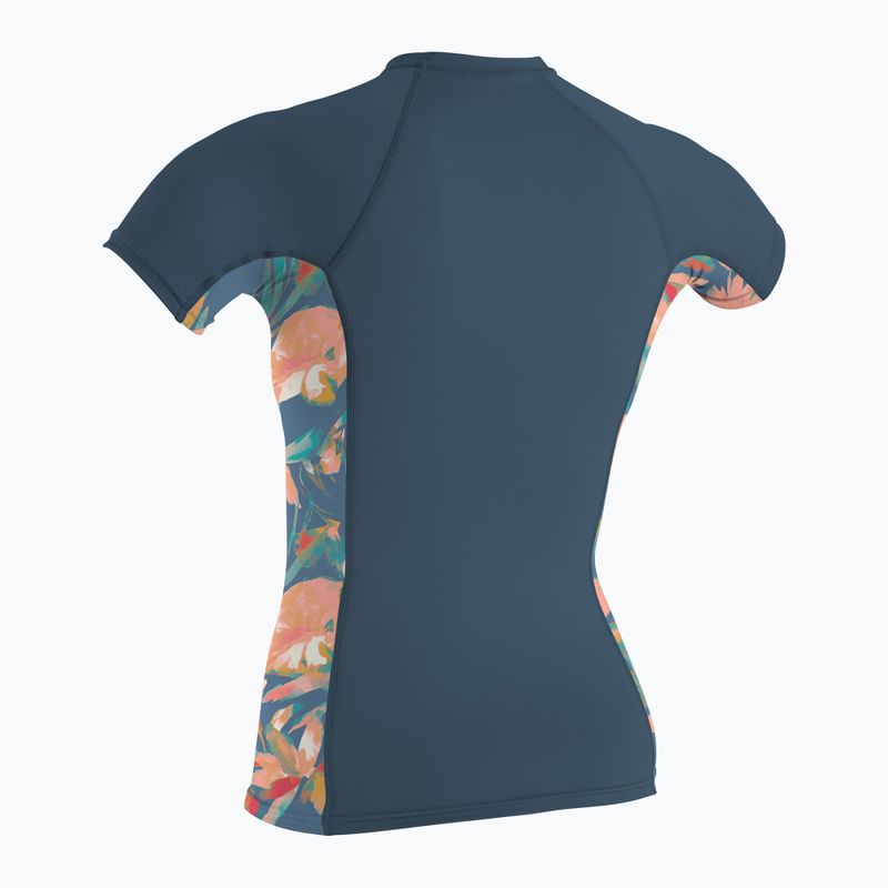Dámske plavecké tričko O'Neill Side Print Rash Guard black/mikah floral 2
