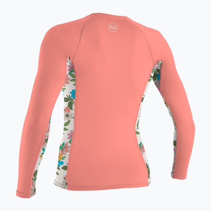 Dámske plavecké nohavice s dlhým rukávom O'Neill Side Print Rash Guard desert flower/cara floral 2