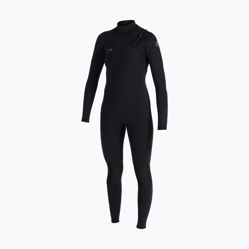 Dámska plavecká pena O'Neill Epic 4/3 mm Chest Zip Full black/black/black
