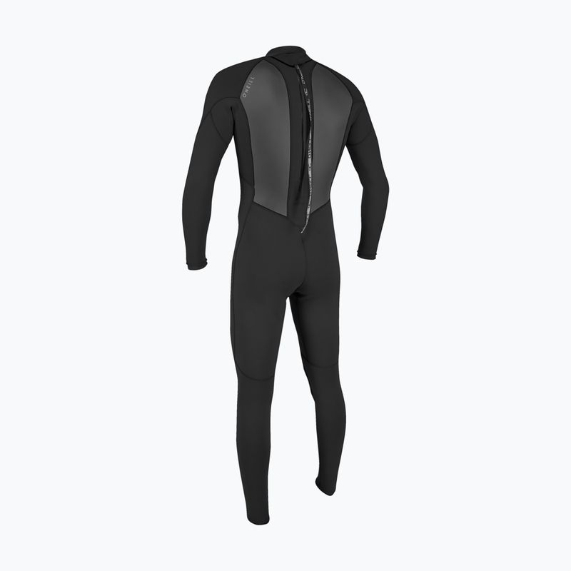 Pánsky plavecký neoprén  O'Neill Reactor-2 3/2 mm Back Zip Full black/black 2
