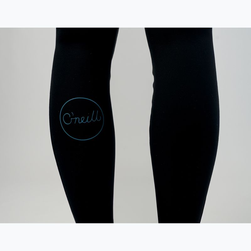Dámsky plavecký neoprén O'Neill Bahia 3/2 Back Zip Full IQ5 black/surf abstract/chambray blue 11