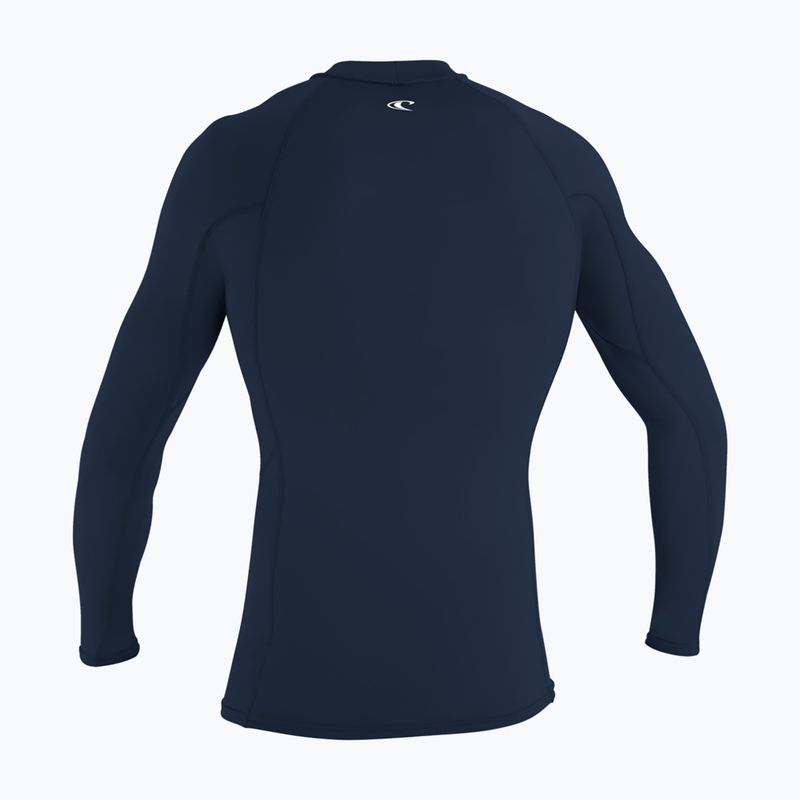 Pánske plavecké tričko longsleeve O'Neill Basic Skins Rash Guard LS navy 2