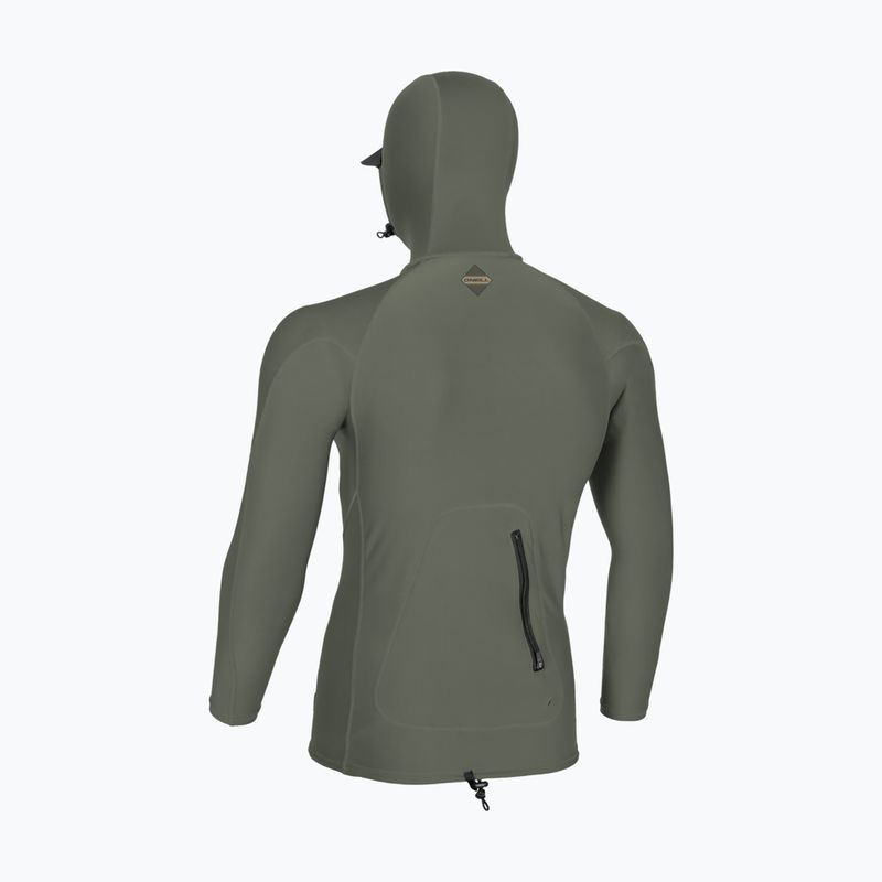 Pánske plavecké tričko longsleeve O'Neill Hyperfreak Skins Rash Guard Hooded chimera/chimera 2