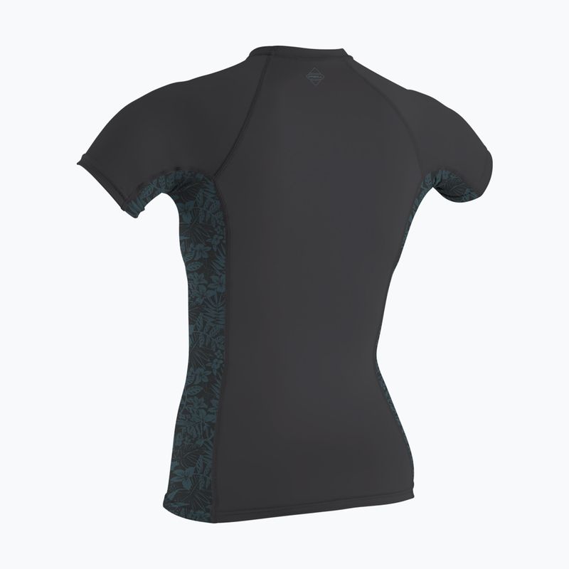 Dámske plavecké tričko O'Neill Hyperfreak Skins Rash Guard tempered steel/shaded island sky 2
