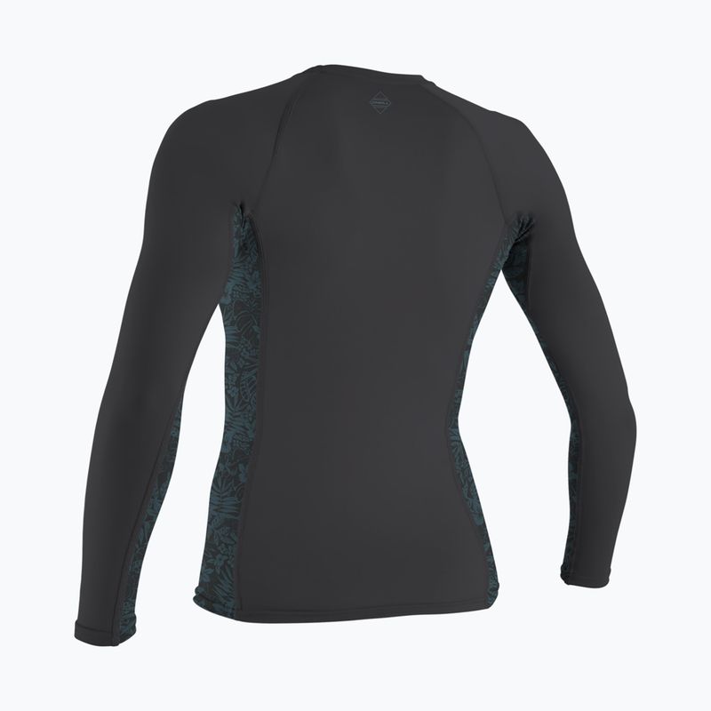 Tričko na plávanie longsleeve O'Neill Hyperfreak Skins Rash Guard tempered steel/shaded island sky 2
