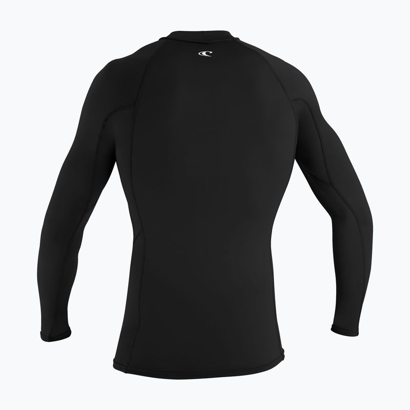 Pánske plavecké tričko longsleeve O'Neill Basic Skins Rash Guard LS black 2