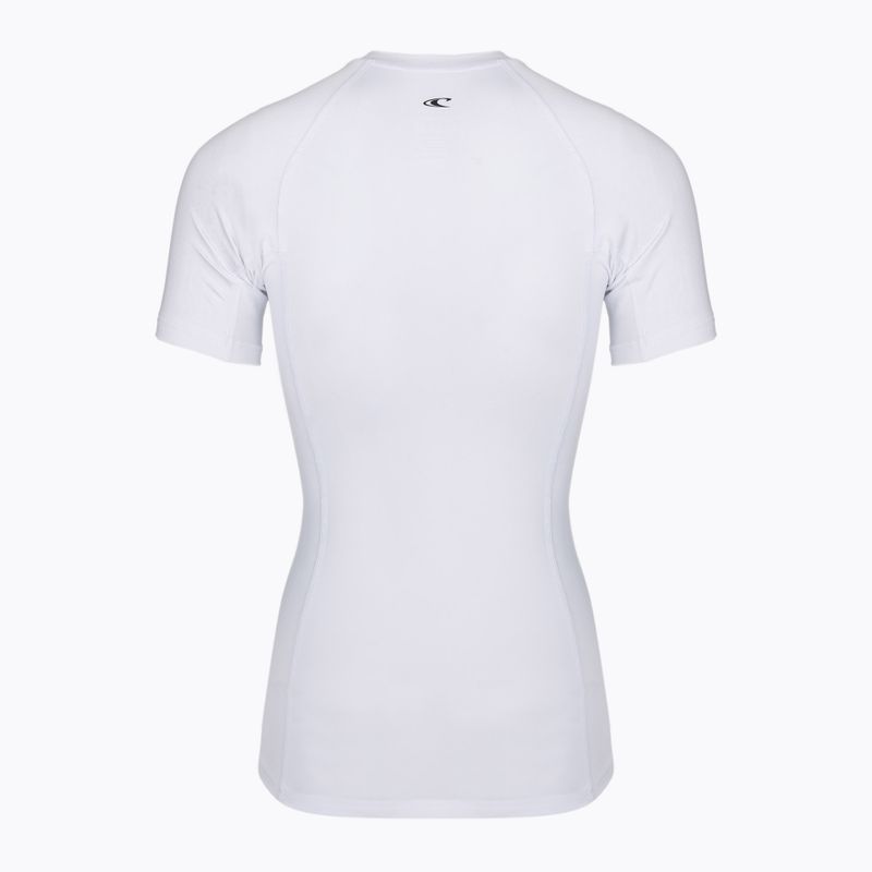 Dámske plavecké tričko O'Neill Basic Skins Rash Guard SS white 2