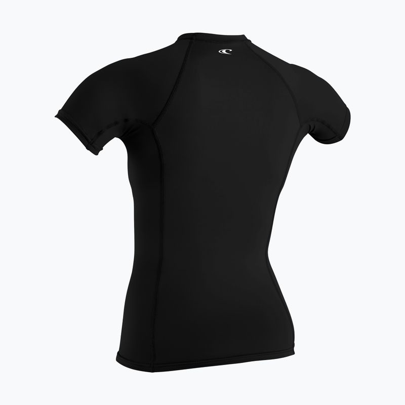 Dámske plavecké tričko O'Neill Basic Skins Rash Guard SS black 2