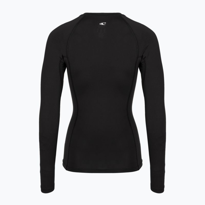 Dámske plavecké tričko longsleeve O'Neill Basic Skins Rash Guard LS black 2