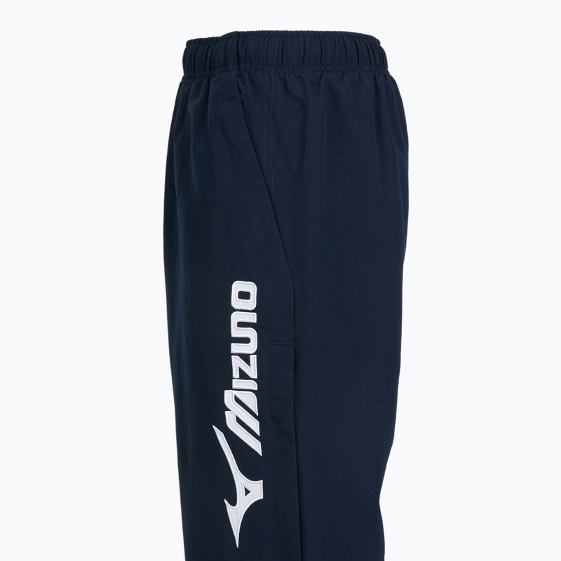 Detské tréningové nohavice Mizuno Takeshi Track navy 3