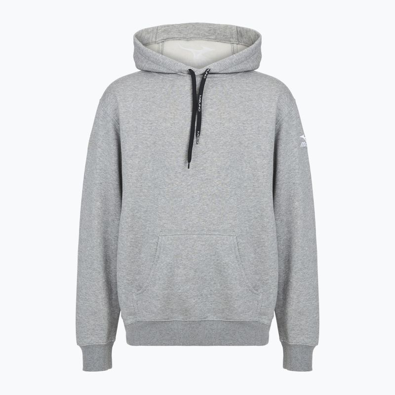 Pánska mikina Mizuno Takeshi Hoodie šedá