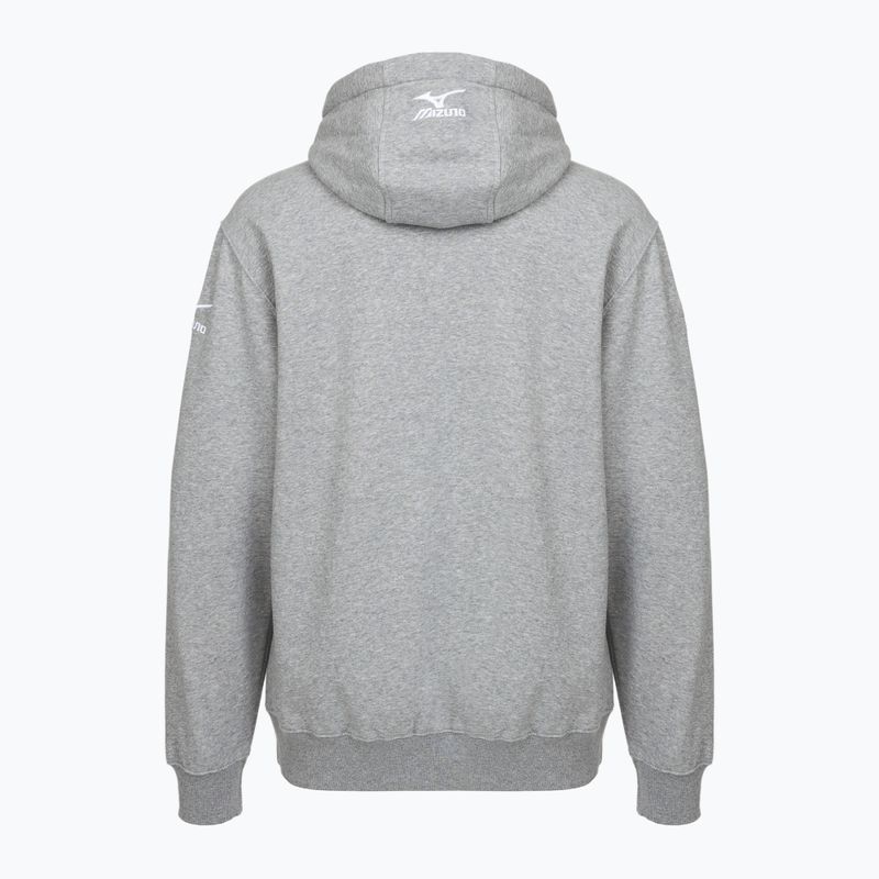 Pánska mikina Mizuno Takeshi Hoodie navy 2