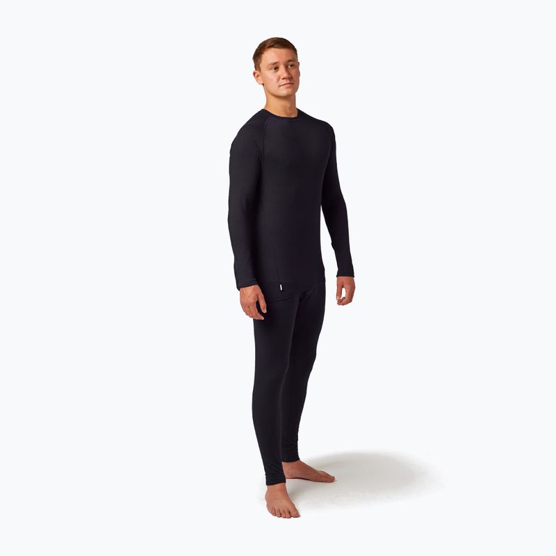 Pánska termoakčná mikina Surfanic Bodyfit Crewneck black 2