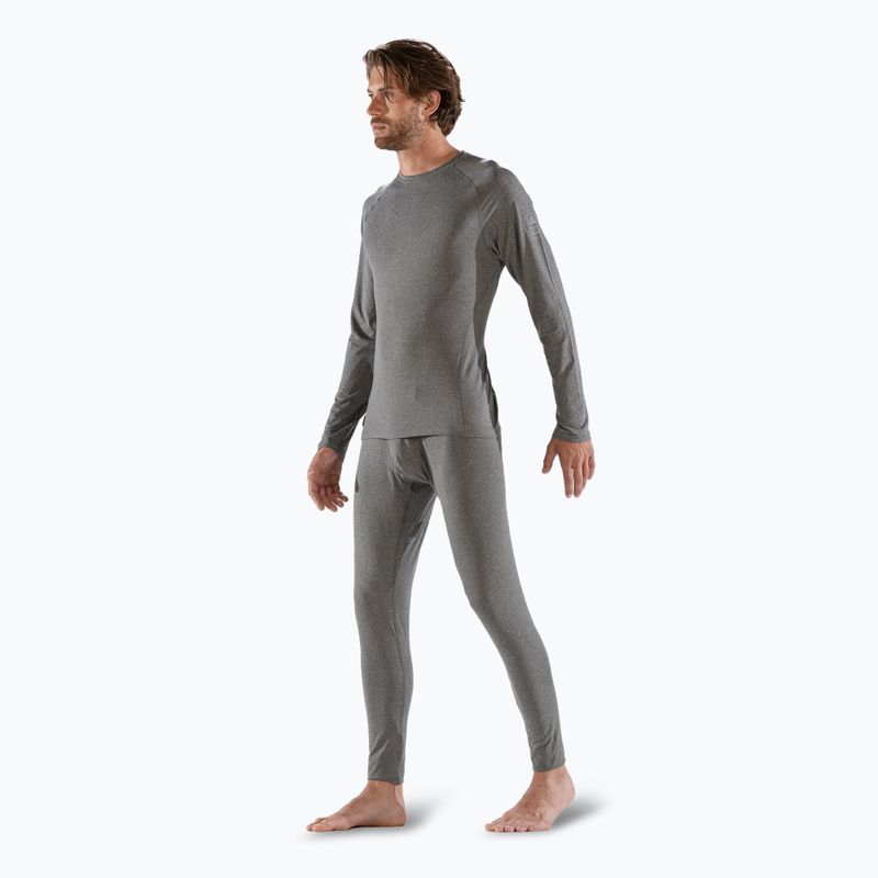 Pánska termoakčná mikina Surfanic Bodyfit Crewneck charcoal 2