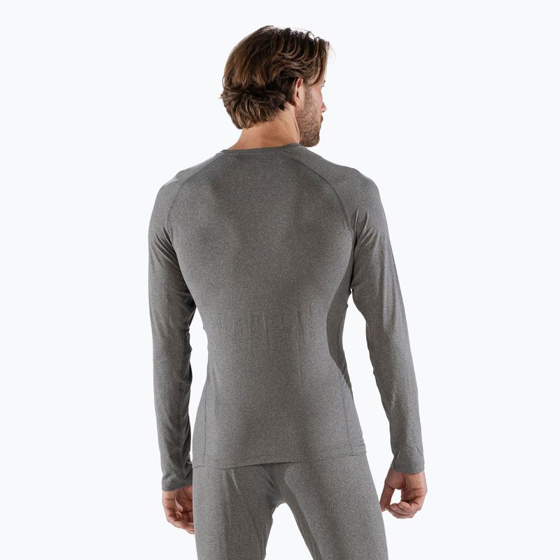 Pánska termoakčná mikina Surfanic Bodyfit Crewneck charcoal 3