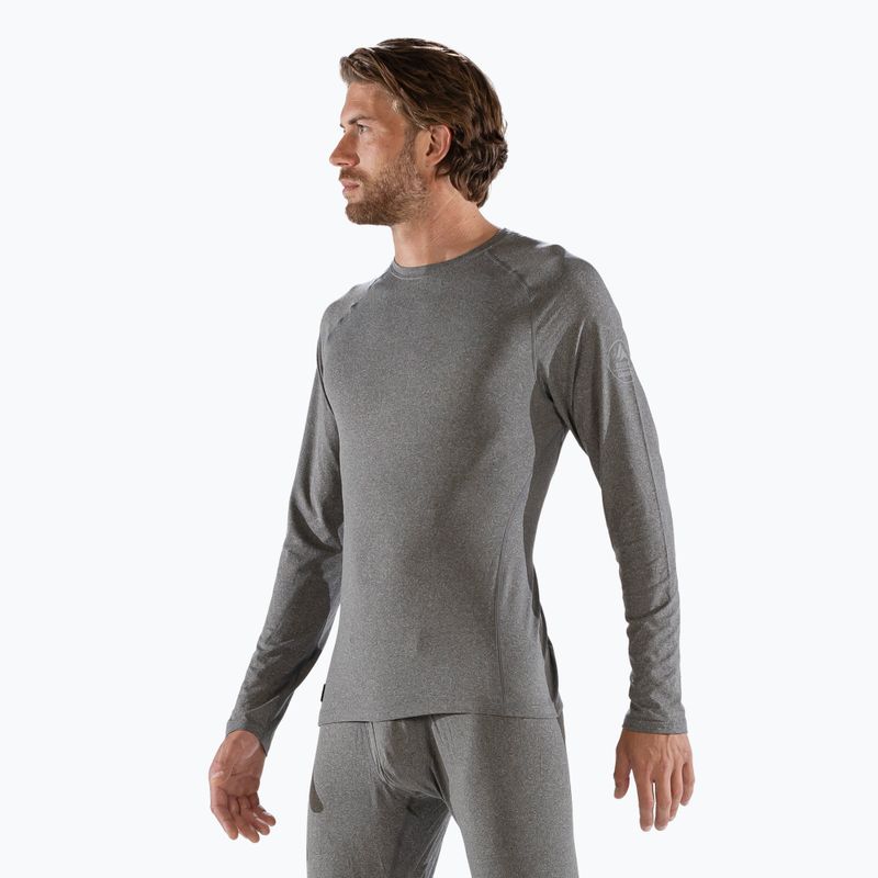 Pánska termoakčná mikina Surfanic Bodyfit Crewneck charcoal 5