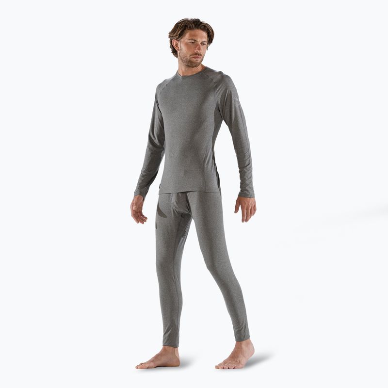 Pánska termoakčná mikina Surfanic Bodyfit Crewneck charcoal 6