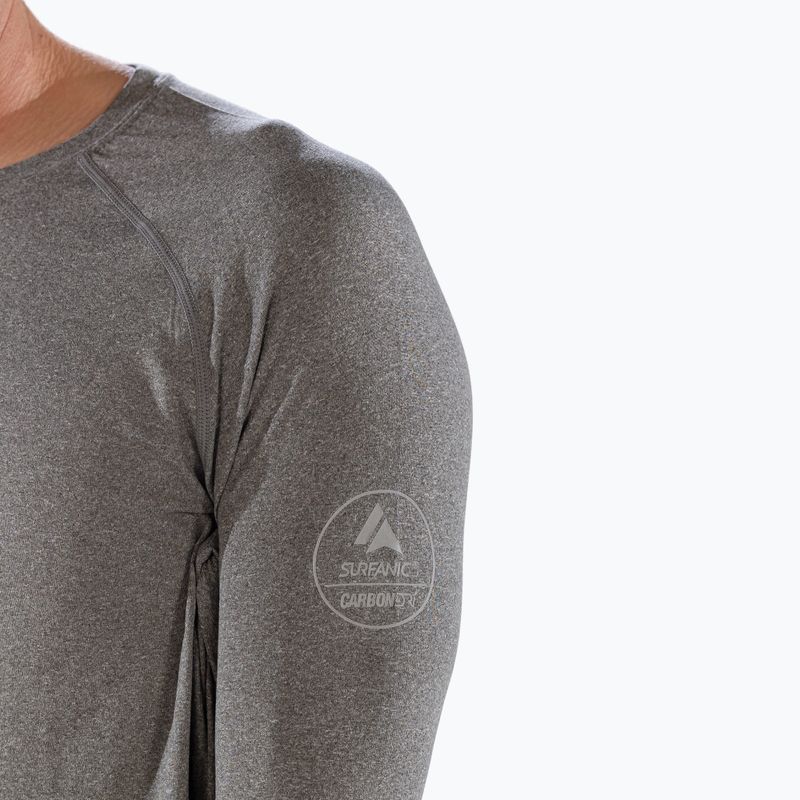 Pánska termoakčná mikina Surfanic Bodyfit Crewneck charcoal 9