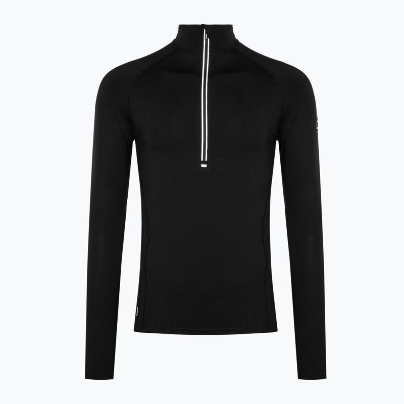 Pánska termo mikina Surfanic Bodyfit Zip Neck black 4