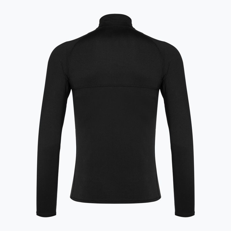 Pánska termo mikina Surfanic Bodyfit Zip Neck black 5