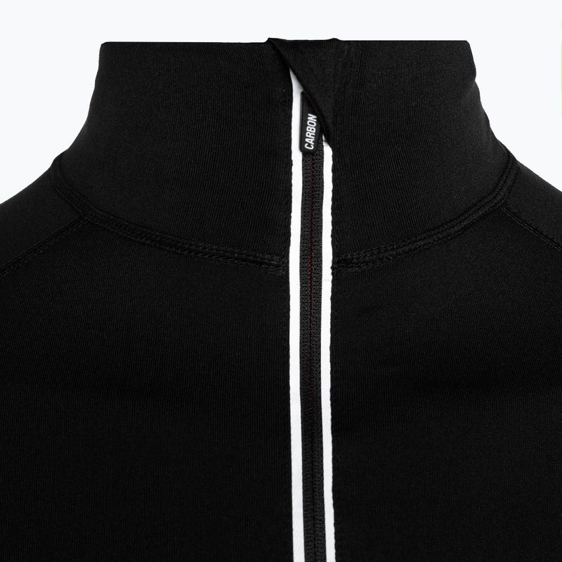 Pánska termo mikina Surfanic Bodyfit Zip Neck black 6