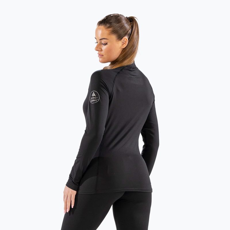Dámske termo tričko longsleeve Surfanic Cozy Zip Neck black 3