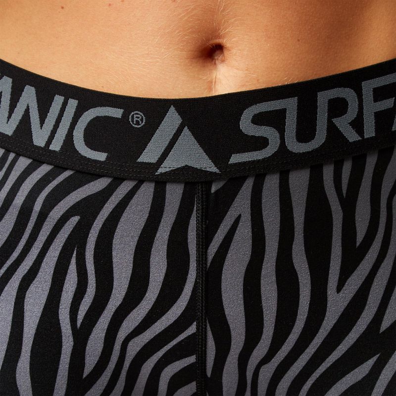 Dámske termo nohavice Surfanic Cozy Limited Edition Long John black zebra 3