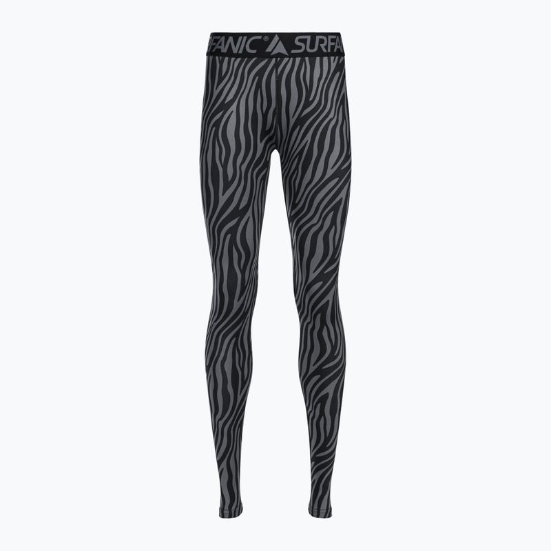 Dámske termo nohavice Surfanic Cozy Limited Edition Long John black zebra 5