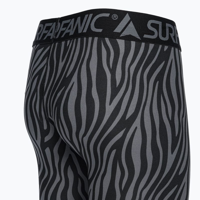 Dámske termo nohavice Surfanic Cozy Limited Edition Long John black zebra 8