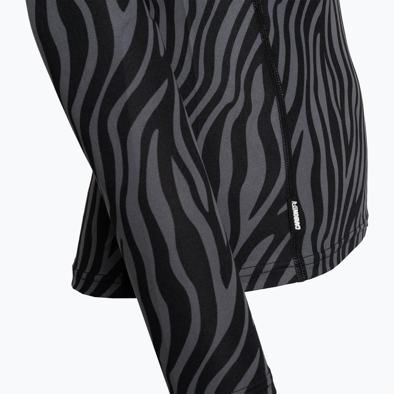 Dámska termoakčná mikina Surfanic Cozy Limited Edition Crew Neck black zebra 6