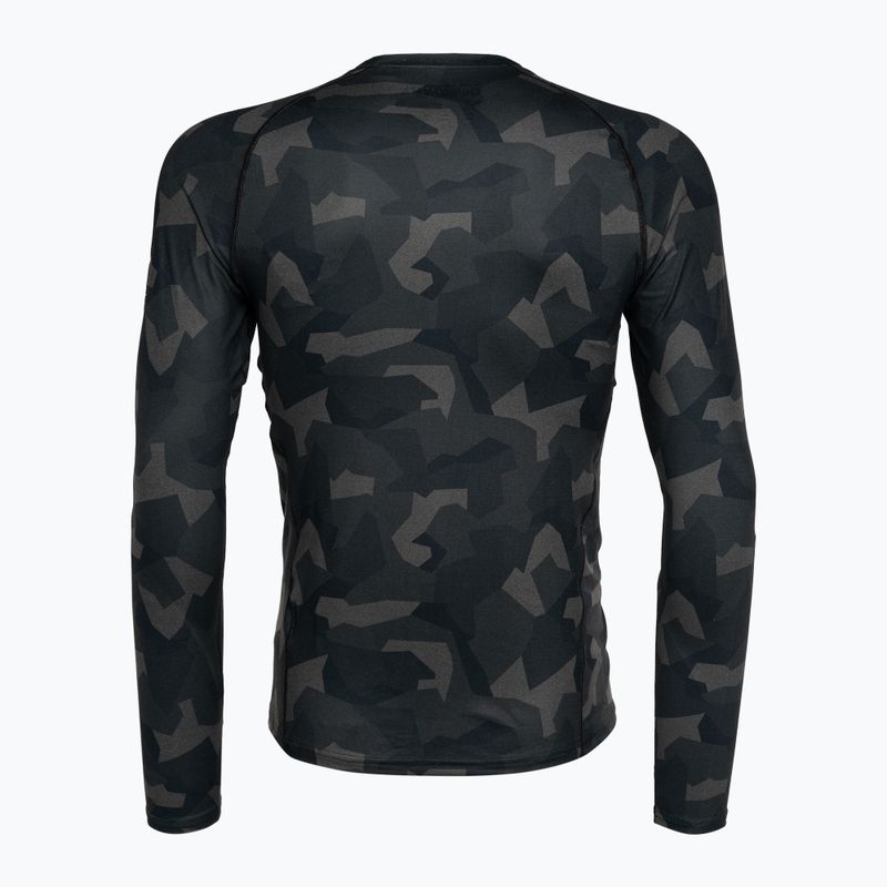 Pánske termo tričko s dlhým rukávom Surfanic Bodyfit Limited Edition Crew Neck forest geo camo 5