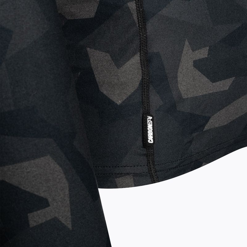 Pánske termo tričko s dlhým rukávom Surfanic Bodyfit Limited Edition Crew Neck forest geo camo 7