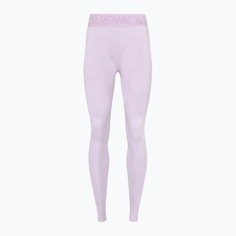 Dámske termoaktívne nohavice Surfanic Cozy Long John icey lilac 4