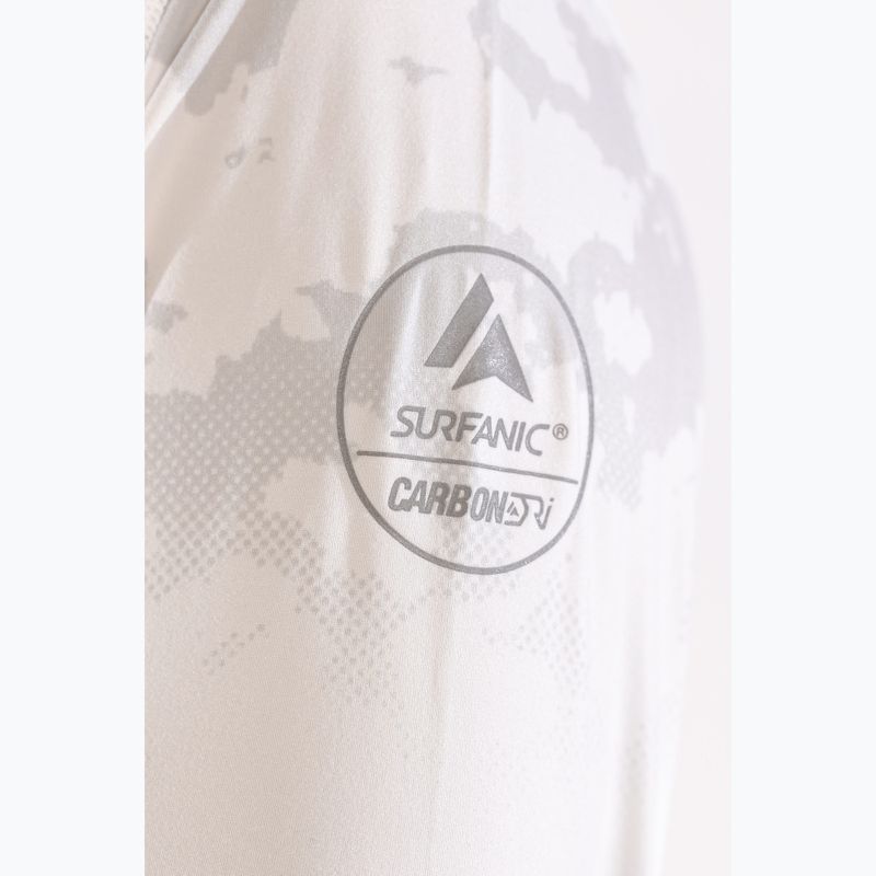 Pánska termoakčná mikina Surfanic Bodyfit CarbonDri Limited Edition Crew Neck optic white 8