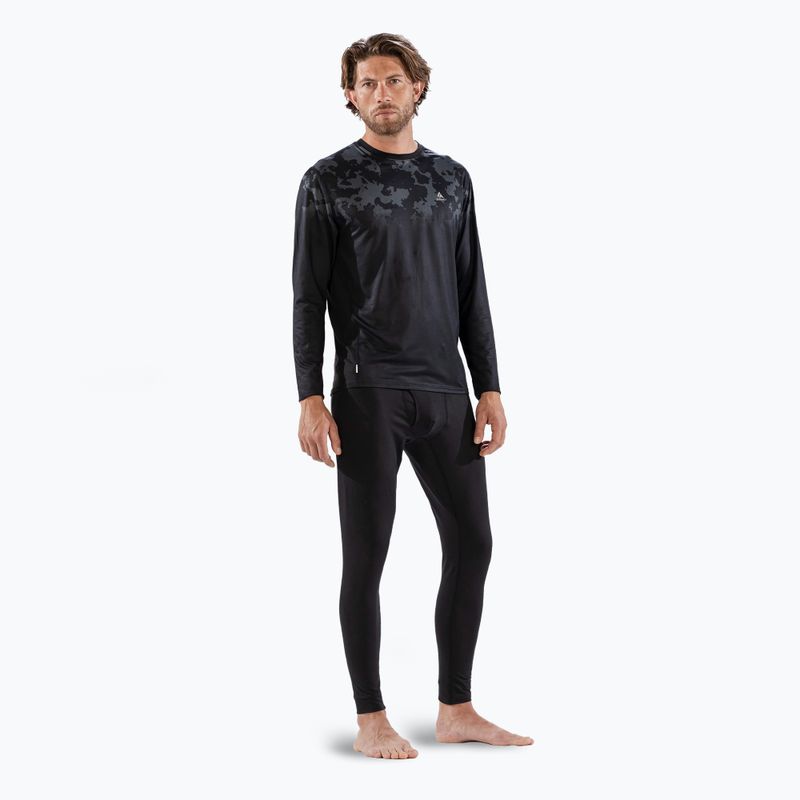 Pánske termoaktívne tričko longsleeve Surfanic Bodyfit CarbonDri Limited Edition Crew Neck black 2